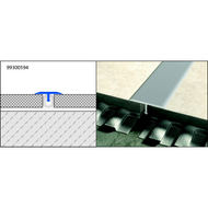 PROFIL EN T ALU ARG MAT 250CM 14MM PROFIL EN T ALU ARG MAT 250CM 14MM